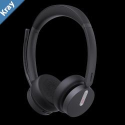 Yealink BH70 Bluetooth Wireless Stereo Headset Teams USBA Microsoft Teams  UC Certified 3Mic Noise Cancellation 35 Hours Talk Time