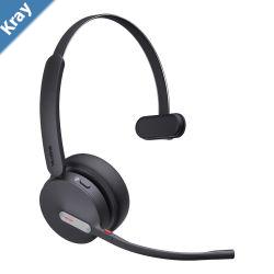 Yealink BH70 Bluetooth Wireless Mono Headset UC 3 mic noise cancellation Talk time up to 35h BT51 C Dongle with Type A Adaper Comfort Wearing