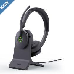 Yealink BH74 with Stand Teams USBCA Bluetooth Headset Active Noise Cancellatio Acoustic Shield Wireless range 50 m talk time of up to 32 hours