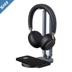 Yealink BH76 Plus with Charging Stand Teams Black USBCA Bluetooth Stereo Headset 5Mic Beamforming Noise Cancellation Talk time up to 35h