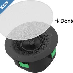 Yealink Ceiling Speaker CS10 Dante Edition 2Way Coaxial Dante Ceiling Loudspeaker for Exceptional Sound Quality