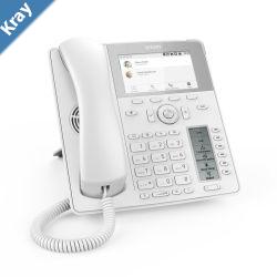 SNOM D785 IP Phone White Highresolution 4.3 Zoll TFT colour display 24 freely programmable function keys Bluetooth USB headset compatible