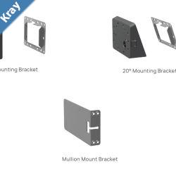 Yealink RoomPanel Mount Kits Device Compatibility RoomPanel 0 Mounting Bracket 20 Mounting Bracket Mullion Mount Bracket