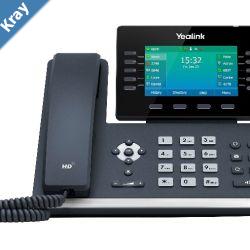 Yealink T54W 16 Line IP HD Phone 4.3 480 x 272 Colour Screen HD Voice Dual Gig Ports Built In Bluetooth And WiFi USB 2.0 Port SBC Ready