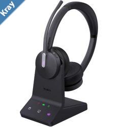 Yealink WH64 Dual Teams DECT Wireless Headset DECT  Bluetooth Hybrid Wireless Technology Busylight 3Mic Noise Cancellation Charging Stands