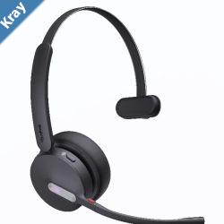 Yealink WH64 Hybrid MonoTeams DECT Wireless Headset DECT  Bluetooth Hybrid Wireless Technology 3Mic Noise Cancellation Teams Charging Stands