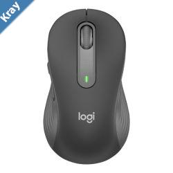 Logitech Signature M650 LARGE Wireless Mouse Graphite  1Year Limited Hardware Warranty