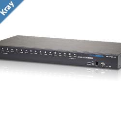 Aten Desktop KVM Switch 16 Port Single Display HDMI w audio 2x Custom KVM Cables Included Only