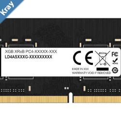 Lexar LD4AS016GB3200GSST 16GB1x 16GB  DDR4 3200 SODIMM Laptop Memory CL22  Blister