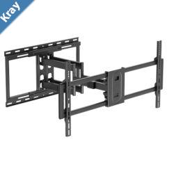 Brateck LPA80486A HEAVYDUTY FULLMOTION TV WALL MOUNT WITH LATERAL SHIFT WALL PLATE For Double Stud 600mm  Solid Wall LS