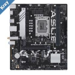 ASUS B760MAYW WIFI D4 Intel LGA 1700 mATX Motherboard 64GB 2xDDR4 1 x PCIe 4.0 x16 slot 2 x M.2 slots 4 x SATA Realtek 2.5Gb Ethernet