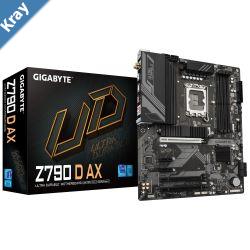 Gigabyte Z790 D AX  Intel LGA 1700 ATX Motherboard 4x DDR5 192GB 2x PCIE x16 3x M.2 6x SATA  6x USB 3.2 2x USBC2x USB 2.0