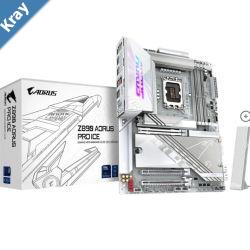 Gigabyte Z890 AORUS PRO ICE Intel LGA 1851 ATX Motherboard 4x DDR5 256GB 3x PCIE x16 4x M.2 4x SATA  5x USB 3.2 1x USBC 4x USB 2.0