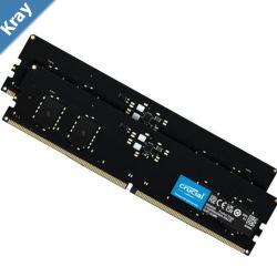 Crucial 64GB 2x32GB DDR5 UDIMM 5600MHz CL46 Desktop PC Memory