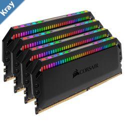 LS Corsair Dominator Platinum RGB 32GB 4x8GB DDR4 3200MHz CL16 DIMM Unbuffered 16181836 XMP 2.0 Black Heatspreaders 1.35V Desktop PC Gaming Mem