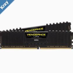 Corsair Vengeance LPX 64GB 2x32GB DDR4 2666MHz C16 16181835 1.2V XMP 2.0 Black Desktop Gaming Memory AMD Optimized