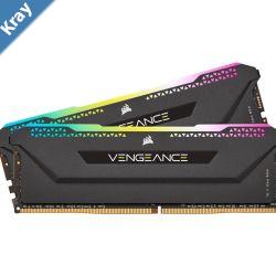 LS Corsair Vengeance RGB PRO SL 32GB 2x16GB DDR4 3200Mhz C16 Black Heatspreader for AMD Desktop Gaming Memory