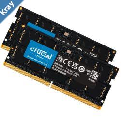 Crucial 96GB 2x48GB DDR5 SODIMM 5600MHz CL46 Notebook Laptop Memory