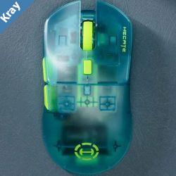 Edifier G3M Pro TriMode Wireless Gaming Mouse Transparent GREEN 26000 DPI 70 hours battery lifespan ThreeWay Wireless Connectivity