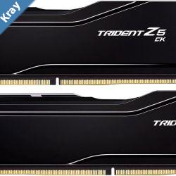 G.SKILL F58200C4052G24GX2TZ5CK 48GB 2 x 24GB DDR5 8200 MTs XMP 3.0Timings 405252131 Voltage 1.40 V TZ5 CK