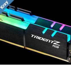 G.SKILL F43600C16D16GTZRC 16GB 2 x 8GB PC428800  DDR4 3600 Mhz Timings 16191939 Voltage 1.35V TZ R