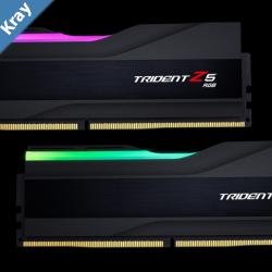 G.SKILL F57200J3646F24GX2TZ5RK 48GB 2 x 24GB DDR5 7200 MTs Timings 364646115 Voltage 1.35V TZ5 RGB