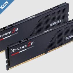 G.SKILL F56000J3040F16GX2RS5K 32GB 2 x 16GB DDR5 6000 MTs XMP 3.0Timings 30404096 Voltage 1.35V Ripjaws S5