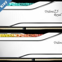 G.SKILL F57600J3646G16GX2TR5S 32GB 2 x 16GB DDR5 7600 MTs Timings 364646121 Voltage 1.4V TZ5 ROYAL N S.