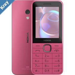 Nokia 225 4G Pink1GF025FPC2L05AU STOCK 2.4  64MB128MB 0.3MP Dual SIM 1150mAh Removable Bluetooth v5.0 2 Years Warranty