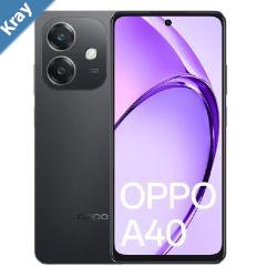 OPPO A40 4G 128GB  Sparkle Black CPH2669AU BlackAU STOCK 6.67 HD 90Hz 4GB128GB 50MP5MP Dual SIM 5100mAh 2 Years Warranty