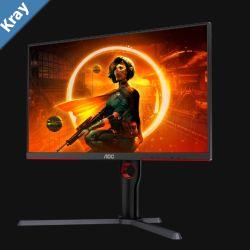 AOC 27 2K Q27G3XMN 27 Panel resolution 2560x1440 Refresh rate 180 Hz VA with MiniLED Backli HDMI HDMI 2.0 x 1 Display Port DisplayPort Monitor