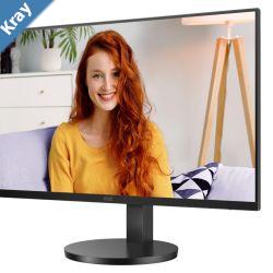 AOC 27 IPS 4K 3840 x 2160 UHD HDR10 Speakers Flicker FREE HDMI 2.0 x 2 DisplayPort 1.4 x 1  black. VESA 100 Height Adjust  Office Monitor