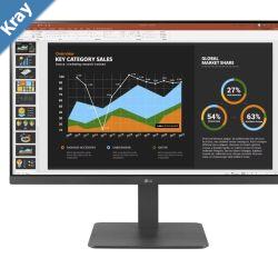 LG 27 IPS Color Calibrated 5ms FH 1920 x 1080 Height Adjust with Speakers Office Monitor New 2025