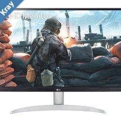 LG 27 IPS 5ms 4K UHD DCIP3 95  VESA Display HDR 400 AMD FreeSync HDMIDP 27 Diagonal Business and Office Monitor