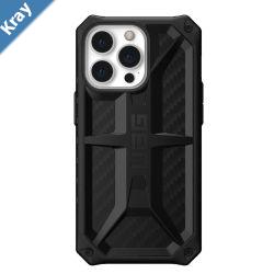 UAG Monarch Apple iPhone 13 Pro Case  Carbon Fiber 113151114242 20ft. Drop Protection 6M 5 Layers Protection Tactical Grip Rugged