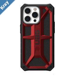 UAG Monarch Apple iPhone 13 Pro Case  Crimson 113151119494 20ft. Drop Protection 6M 5 Layers Protection Tactical Grip Rugged