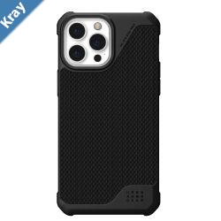 UAG Metropolis LT MagSafe Apple iPhone 13 Pro Max Case  Kevlar Black 11316O183940 16ft. Drop Protection 4.8M TPU frame Lightweight Slim