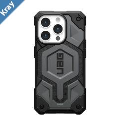 UAG Monarch Pro MagSafe Apple iPhone 15 Pro 6.1 Case  Silver 114221113333 25ft. Drop Protection 7.6M5 Layers ProtectionTactical Grip