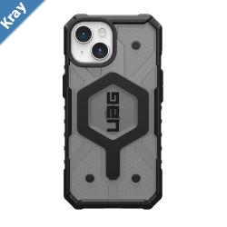 UAG Pathfinder MagSafe Apple iPhone 15 6.1 Rugged Case  Ash 114358113131 18ft. Drop Protection 5.4M Tactical Grip 10 Years Warranty