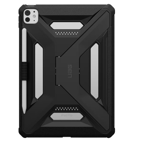 UAG Scout Plus Apple iPad Pro (11.0') (5th Gen) Case - Black (124491113131), Slim, Soft-Touch, Built-in kickstand, Pencil Holder, 1 Year Warranty