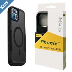 Phonix Apple iPhone 16 Pro 6.3 Armor Rugged Case With MagSafe Black  MilitaryGrade  Multi layers NoSlip Sleek Ultimate Protection