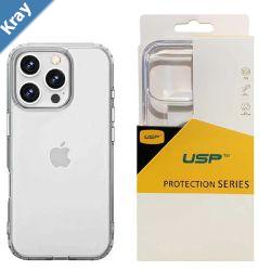 USP Apple iPhone 16 Pro 6.3 Clear Rock Shockproof Case  UltraThin Lightweight NonSlip MultiLayer Strong And Durable Materials