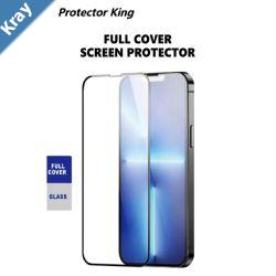 Protector King Apple iPhone 16 Pro 6.3 Tempered Glass Screen Protector  Full Coverage 9H Surface Hardness BubbleFreeAntiFingerprintDust Free