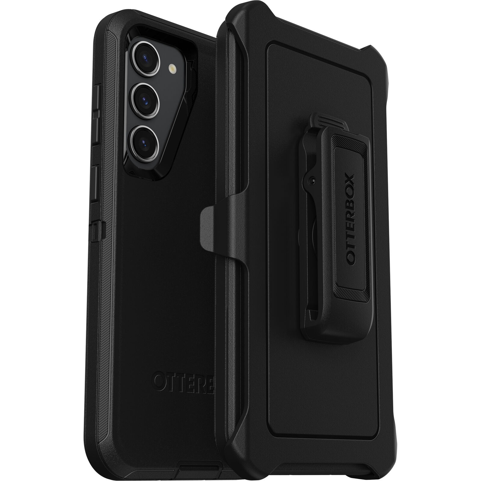 OtterBox Defender Samsung Galaxy S23 5G 6.6 Case Black  7791027 DROP 4X Military Standard Included Holster Rugged 7 Years Warranty