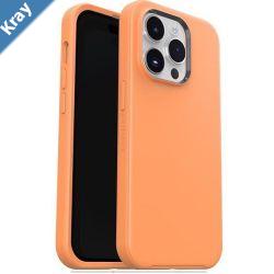 OtterBox Symmetry MagSafe Apple iPhone 15 Pro 6.1 Case Sunstone Orange  7792848 Antimicrobial DROP 3X Military Standard Raised Edges