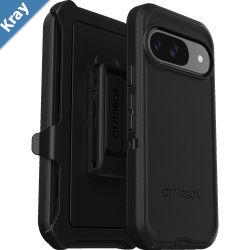 OtterBox Defender Google Pixel 9Pixel 9 Pro Case Black  ProPack  7795589DROP 5X Military Standard MultiLayer Included Holster Raised Edges