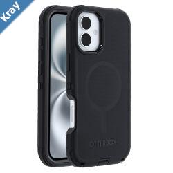 OtterBox Defender MagSafe Apple iPhone 16 6.1 Case Black  7795961 DROP 7X Military StandardTriLayerPort Covers 7 Years Warranty