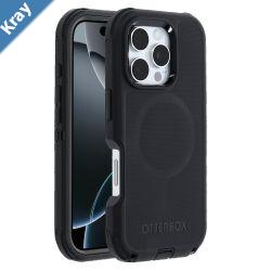 OtterBox Defender MagSafe Apple iPhone 16 Pro 6.3 Case Black  7795975 DROP 7X Military Standard Port Covers 7 Years Warranty