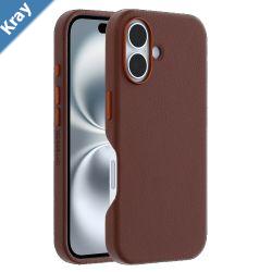 OtterBox Symmetry MagSafe Cactus Leather Apple iPhone 16 Plus 6.7 Case Brown  7796289 DROP 3X Military Standard 7 Years Warranty