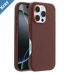 OtterBox Symmetry MagSafe Cactus Leather Apple iPhone 16 Pro 6.3 Case Brown7796321DROP 3X Military StandardPocket friendly7 Years Warranty